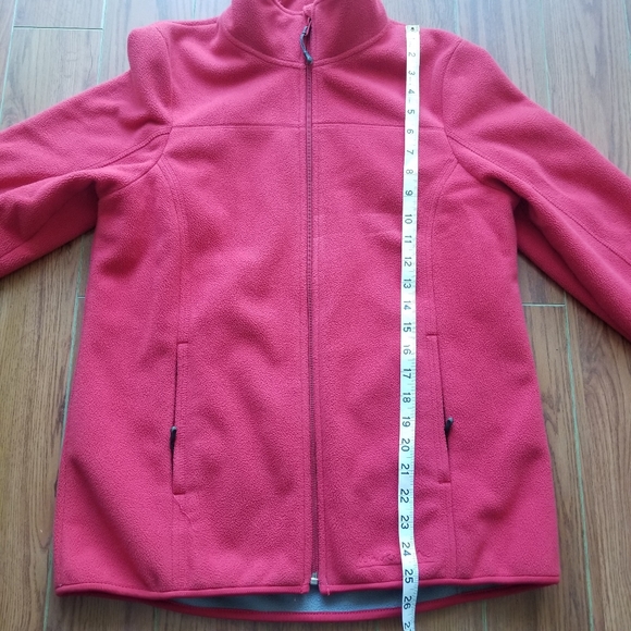 WindRiver Sweater Fleece Jacket Red Windbreaker - Picture 14 of 16